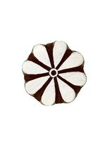 Floral Wooden Stamp Hand Carved Fabric Printing Block Textile Stamps