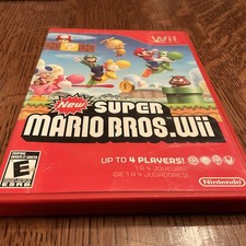 Case and Manual Only NO GAME New Super Mario Bros Wii Nintendo Wii Authentic