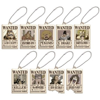 10er Set One Piece Wanted Plate Vol 4 Japan C139