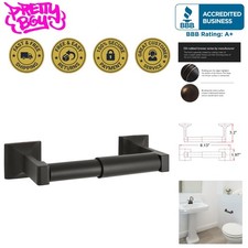 Sophisticated Wall-Mounted Toilet Paper Holder in Oil Rubbed Bronze - 1 Count