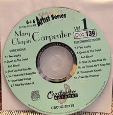 20139 MARY CHAPIN CARPENTER CHARTBUSTER KARAOKE CDG LOT FERN