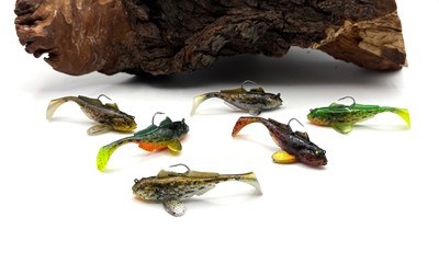 Westin Gunnar the Goby R2F 8cm 12g Grundel Imitat 6 Farben Geriggt Gummiköder DA