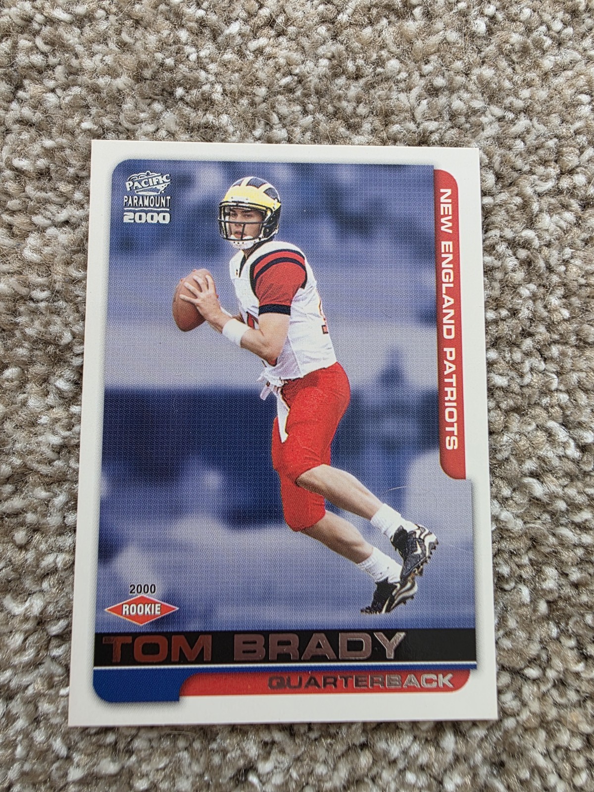 Tom Brady 2000 Pacific Paramount #138 Base Price Guide - Sports