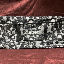 Burton Snowboard Bag Travel Storage Gig Bag Luggage Black  White Floral LOOK 