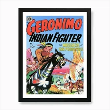 Geronimo Cover #1 Art Print Framed Wall Art Poster Canvas Print Picture