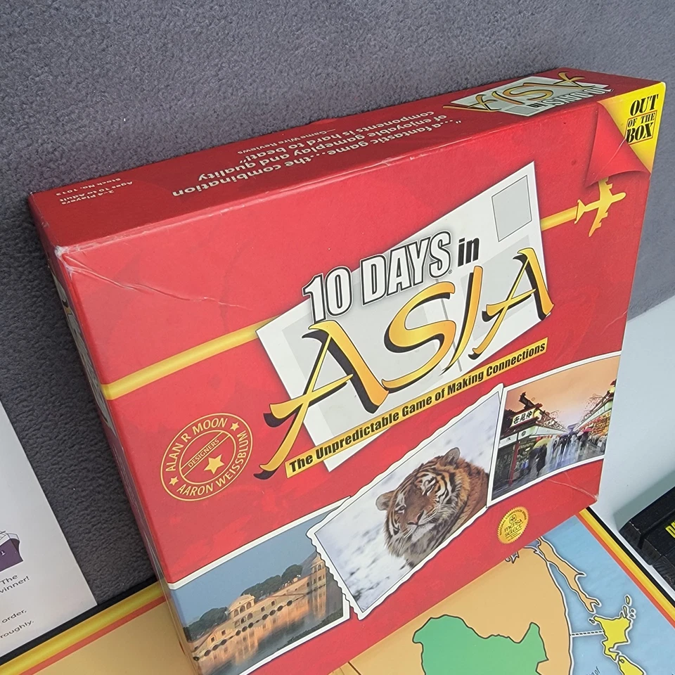 10 DAYS IN ASIA World Connections Travel Geography Game Out of the Box Complete - Image 4 of 4