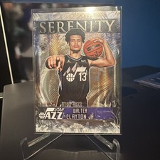 2025-26 Topps Chrome Walter Clayton Jr. Serenity Rookie #SY-14 Utah Jazz