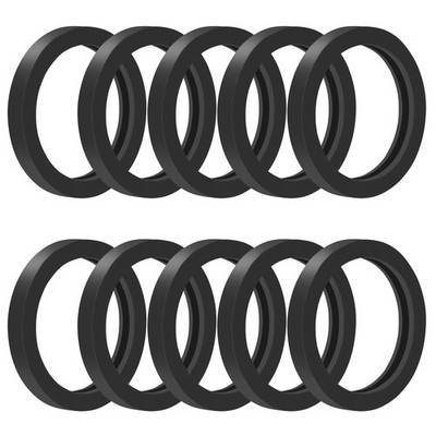 AOICRIE 10pcs Gas Can Spout Gaskets Rubber Ring Replacement Black 