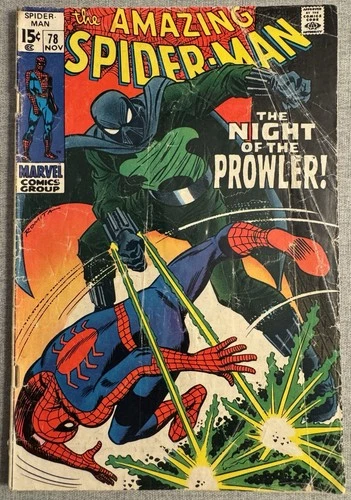 Amazing Spider-Man #78 Classic Romita Cover 1st App Prowler GD