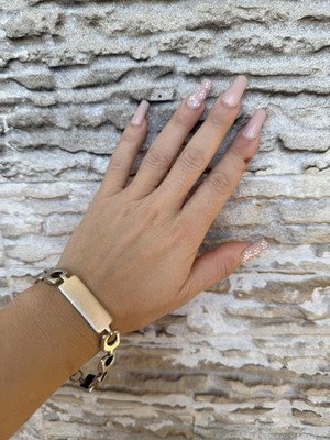 925 Silber Armband Schild 