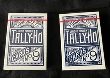 Tally-Ho Original Fan Circle Back  SEALED Playing Cards Lot Of 2 Different Decks