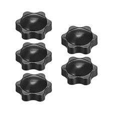 Clamping Handle Screw Knobs Handle M8 Threaded Star-Shape 5pcs