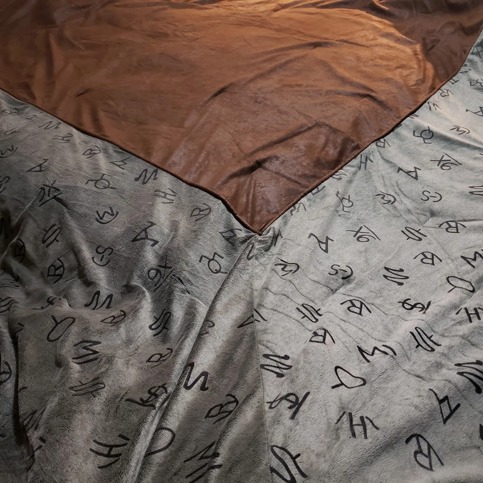 Rainbow Trading Co. Juego de edredón Bed & Bath Collection King Size marcas ganaderas Foto 2 de 4