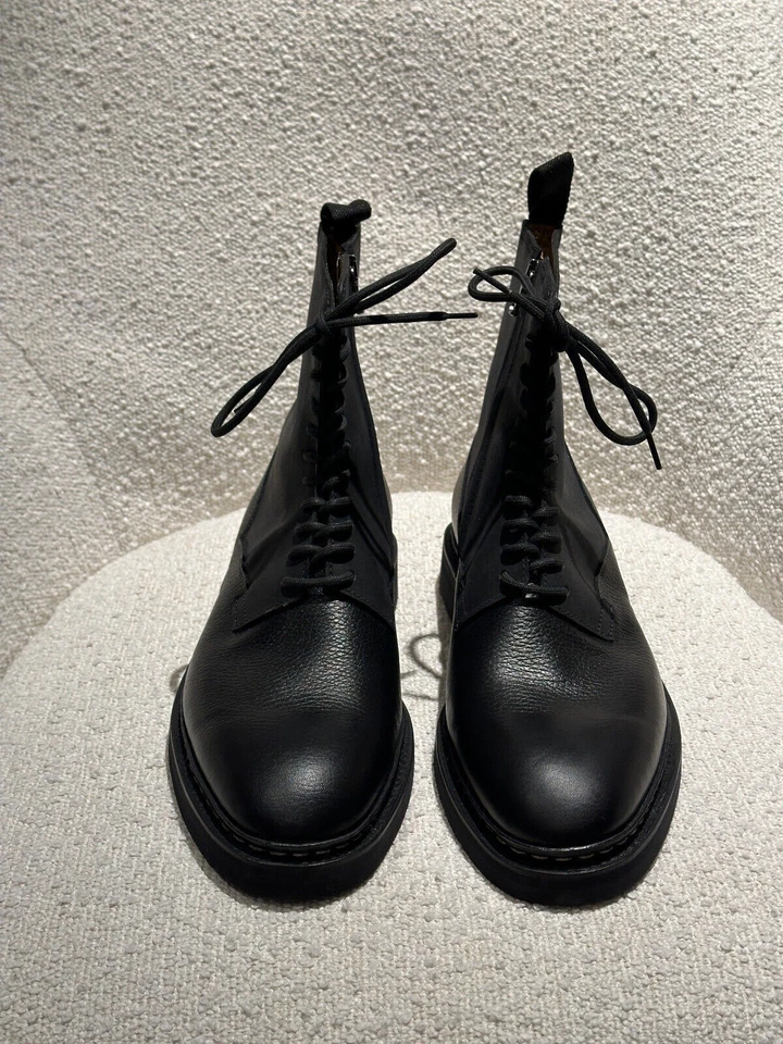 John Lobb Perth Black Grain Leather Boots Norwegian Welt UK 10 EU 44 RRP £1,750 — 第 2/4 张图片