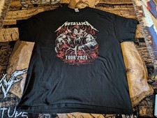 Metallica 2 Sided Pushead T Shirt Mens Size X...