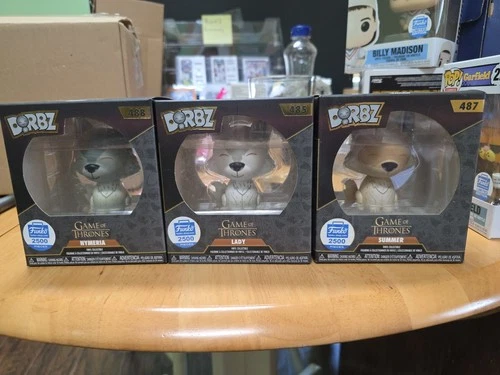 Funko DORBZ Direwolves Game of Thrones 3-Pack Bundle Limited LE2500 FS Exclusive