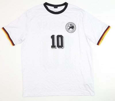 FSBN Team Deutschland Heim Fußball Trikot XL weiß - Erwachsene