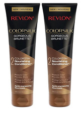 Revlon Colorsilk Conditioner Brown Tones For Dyed Hair, 8.45 FL.OZ/250 ml 2p
