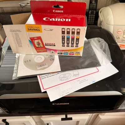 Canon Pixma MG5320 All-in-One Inkjet Printer Scanner, Copier w WiFi Tested Works