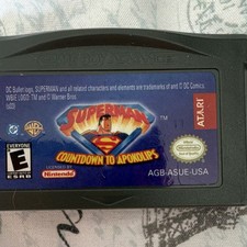 Atari Superman: Countdown to Apokolips Nintendo Game Boy Advance E NTSC-U/C