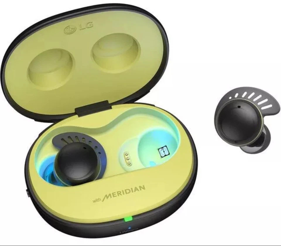 LG TONE Free UTF8 Wireless Bluetooth Noise-Cancelling Sports Earbuds - Black - Image 3 of 4