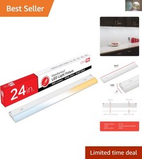 Versatile 24-Inch LED Under Counter Lighting - Dimmable and Hardwired for Safety