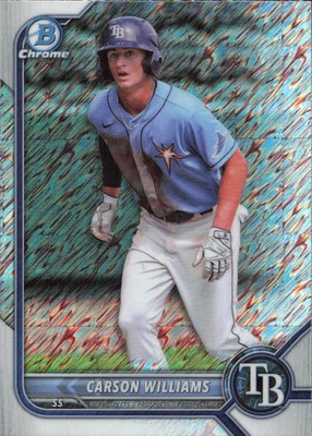 2022 Bowman Chrome - Prospects Shimmer Refractor Carson Williams #BCP-197
