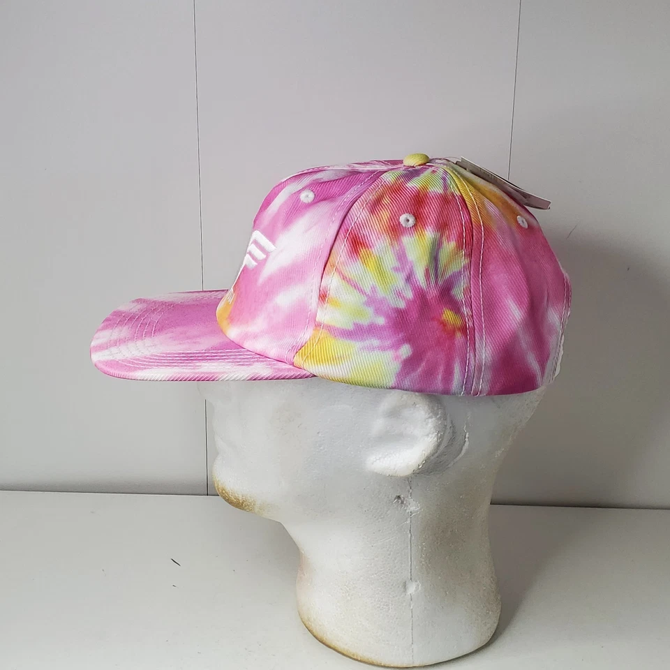 DC 漫画神奇女侠平沿帽领带染棒球帽粉色 WW 标志全新带标签电影 — 第 4/4 张图片