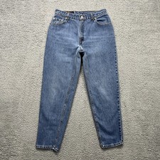 Vintage Levi's 550 Jeans Womens 12P Medium Wash Relaxed Tapered High Rise 90s