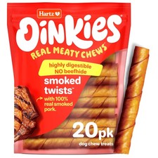 Hartz Oinkies Smoked Twists with Naturally 0....