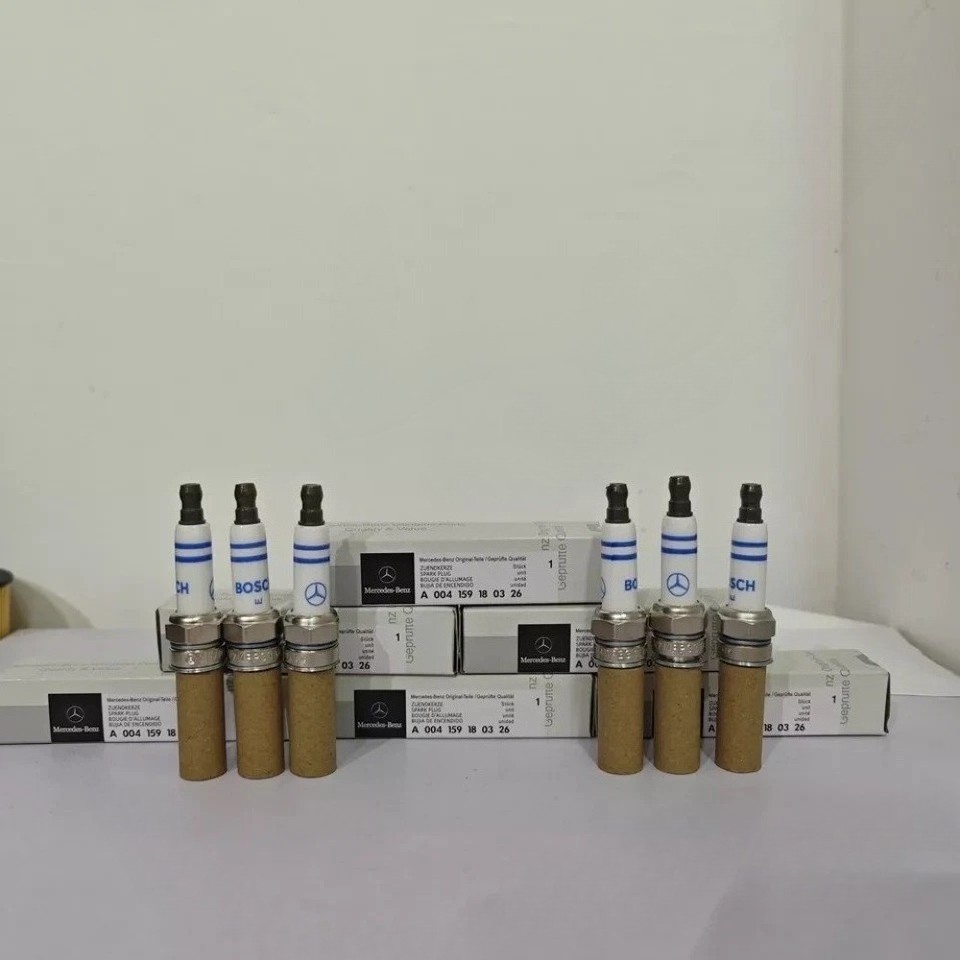6PCS Platinum Spark Plugs YR7MPP33 A004159180326 For Mercedes Benz NEW