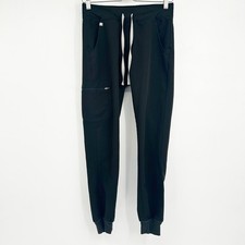 FIGS Womens Black Zamora Jogger Technical Collection Nursing Scrub Pants Size XS