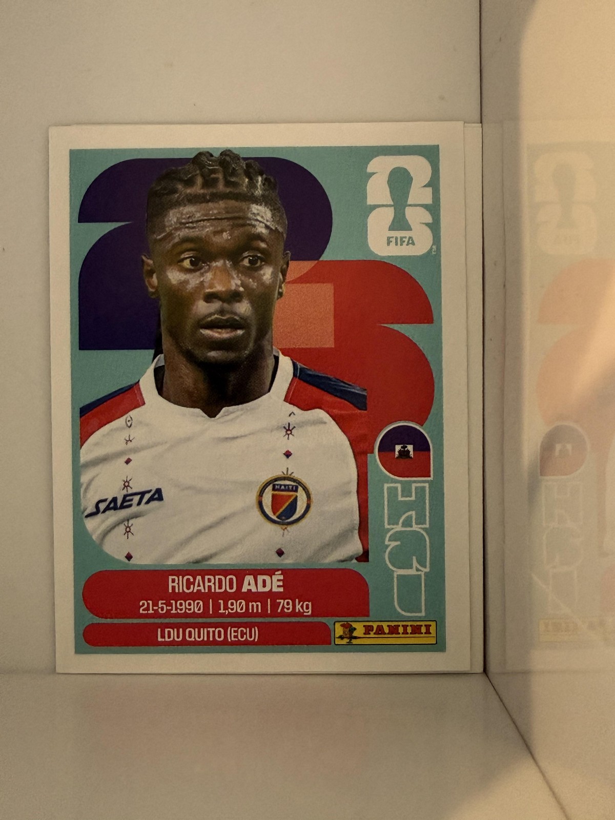 2026 Panini FIFA World Cup Stickers #HAI6 Ricardo Adé