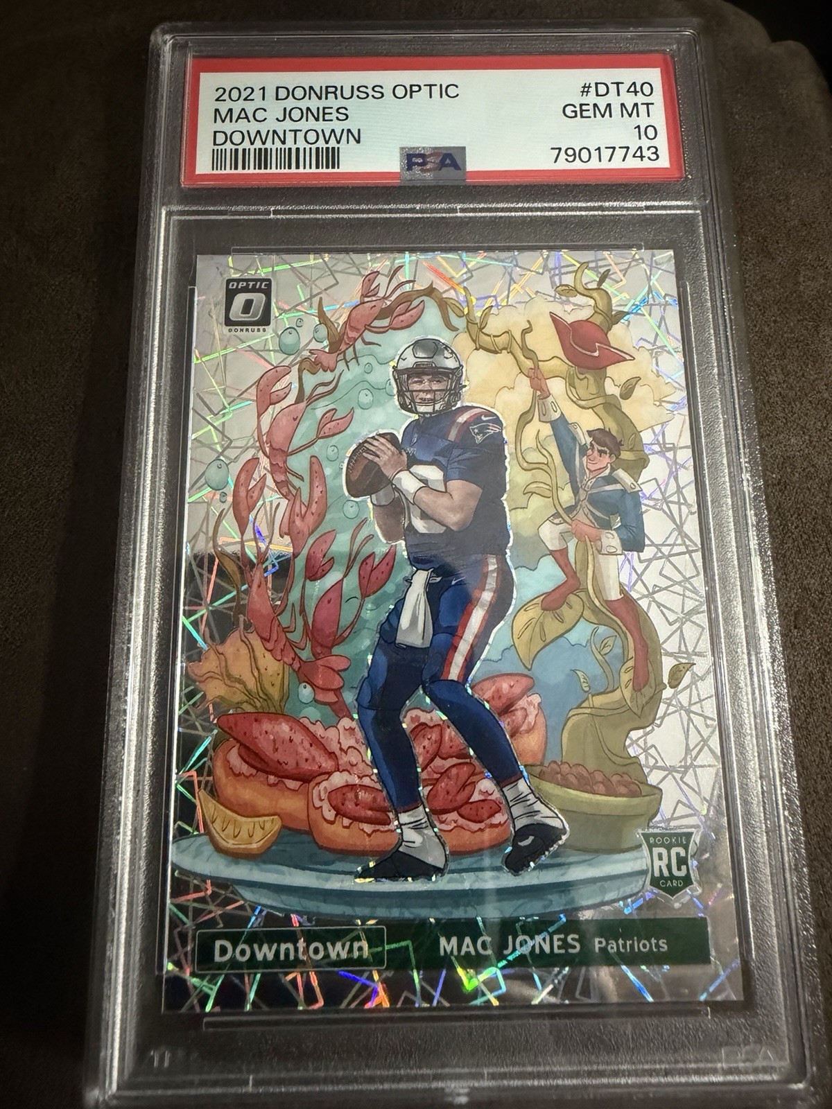 Mac Jones Panini Donruss Downtown #DT40 Base