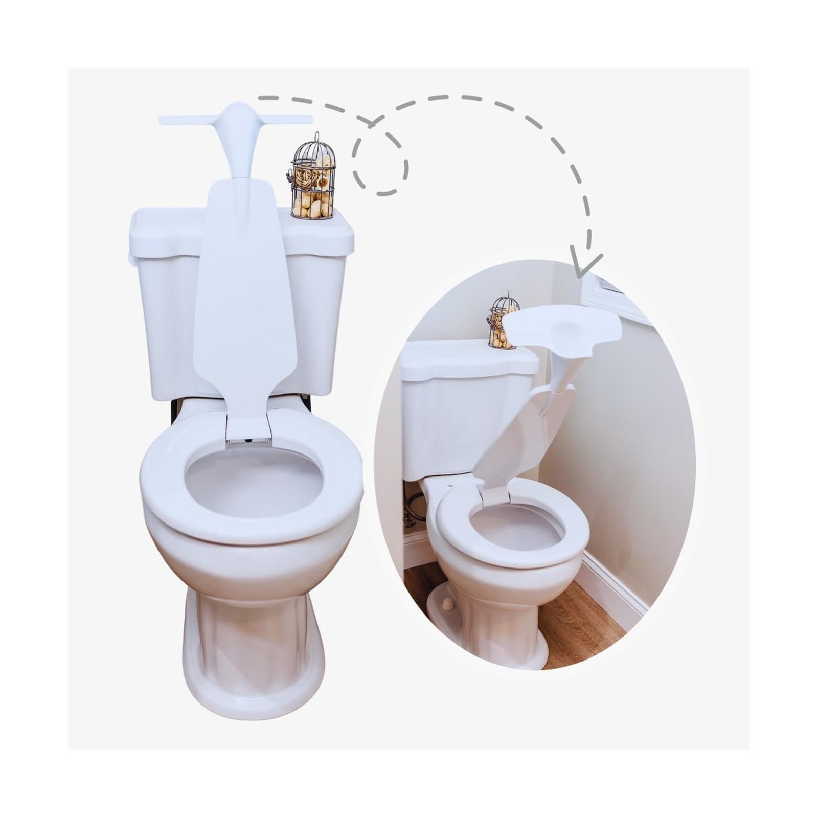 With Urinal Attachment (elongated) - Solution For Urine Spla