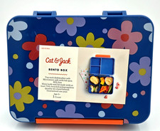 NWT Cat and Jack Bento Box Flower Pattern Blu...
