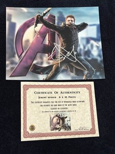 Jeremy Renner Signed | eBay