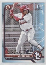 2022 Bowman Prospects Sky Blue Border 25/499 Joshua Baez #BP-112 0h4v