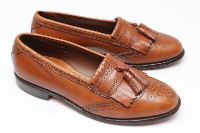 Allen Edmonds Mens Bridgeton Design Vintage Allen Edmonds Bridgeton Tassel Loafer Shoes Cordovan  main image 2