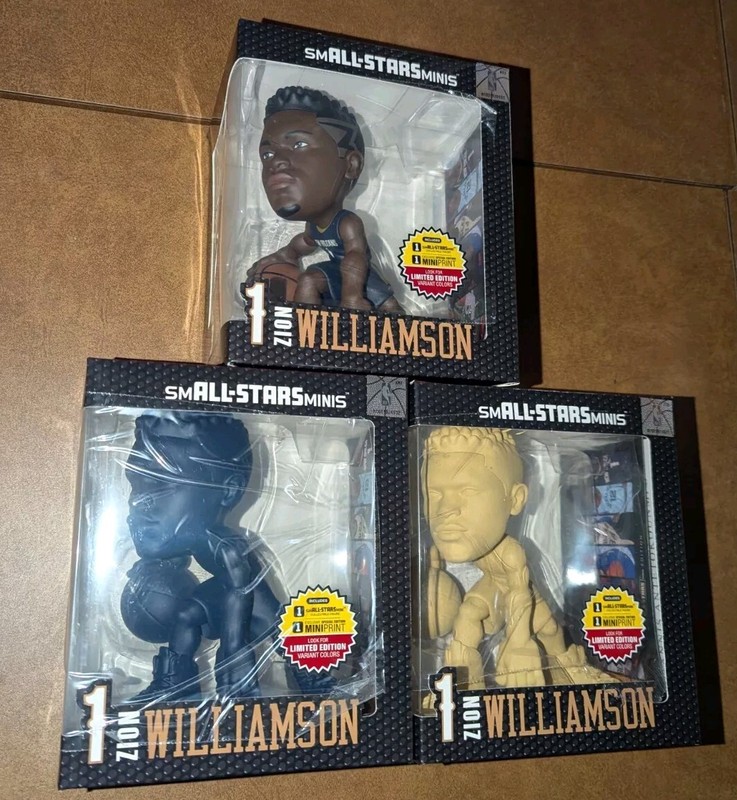Zion Williamson - SM All-Stars Minis - Pelicans Base and Variant Black & Gold