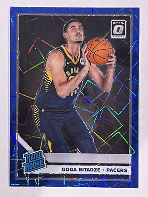 Goga Bitadze 2019-20 Donruss Optic Blue Velocity Prizm Rated Rookie #166