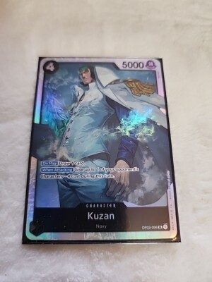 Kuzan - OP02-096 SR - Black Deck - English Paramount War - One Piece | eBay