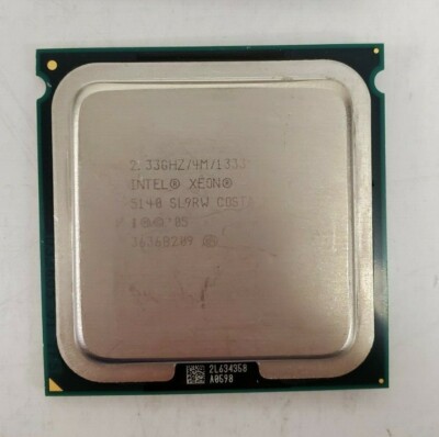 2個セット Intel Xeon 5140 SL9RW 2.33GHZ/4M Used Intel Xeon (5140) SL9RW - Dual Core - 2.33GHz / 4MB / 1333MHz