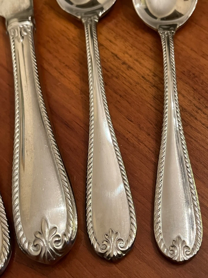 Столовые приборы Lenox TUDOR BEAD AUGUSTA глянцевая нержавеющая сталь - выбор - Изображение 2 из 3