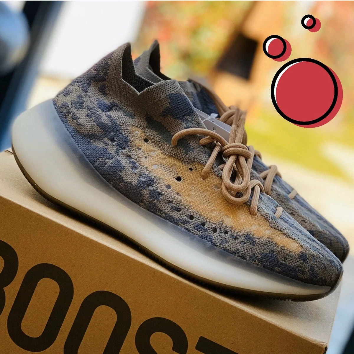 Adidas Yeezy Boost 380 Mist Size UK 11.5 US 12 Won Via HANON