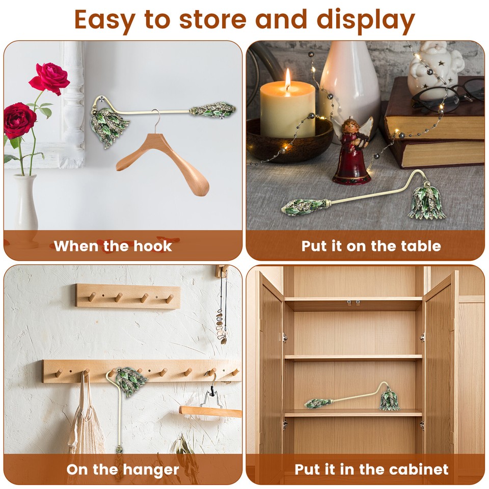 Candle Snuffer Safe Candle Extinguisher with Long Handle Elegant hanfG