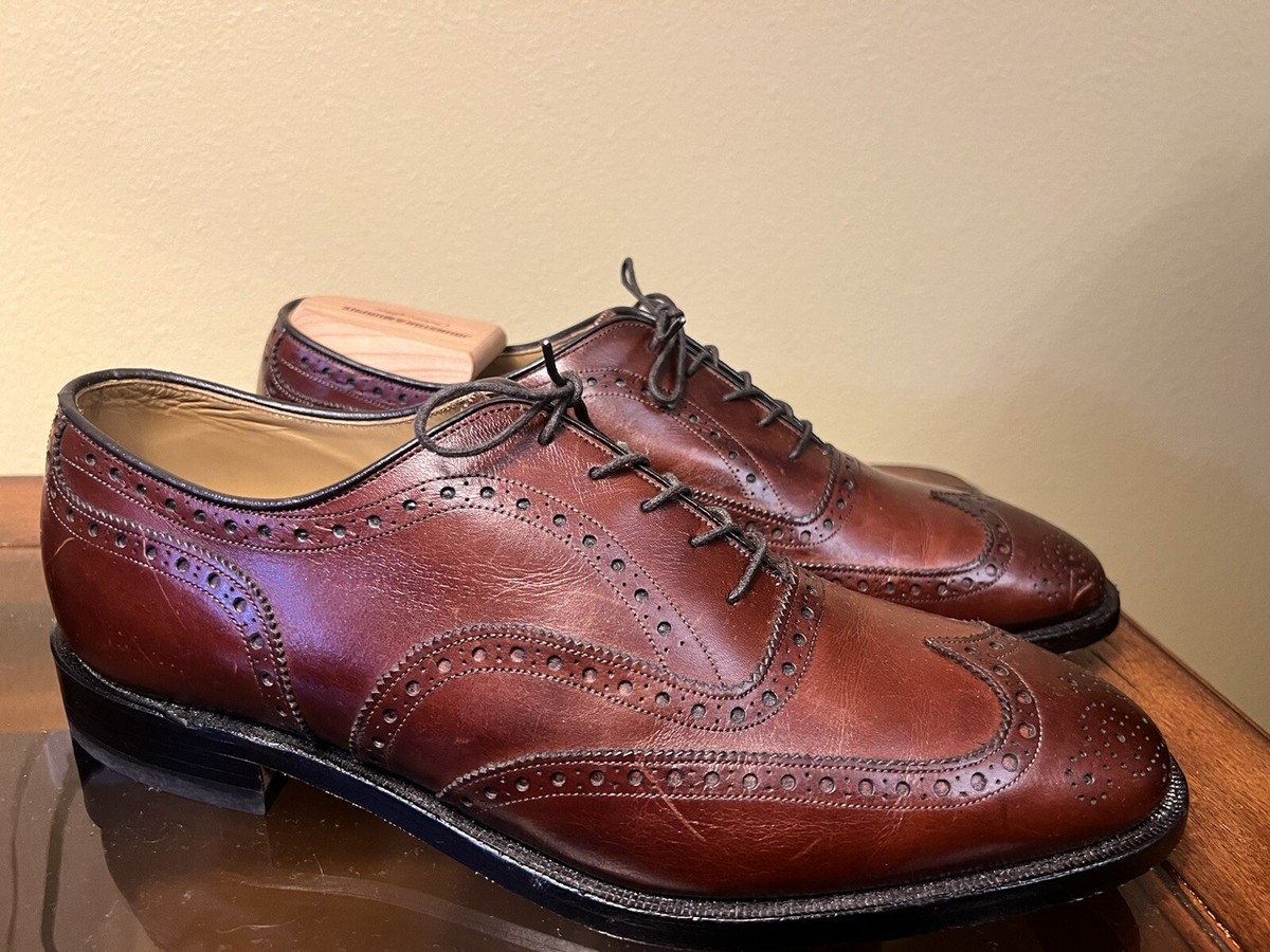 Johnston Murphy Custom Select Dress Shoes Mens 10,5 Wingtip Brogue Made in USA | eBay Johnston Murphy Custom Select Dress Shoes Mens 10,5 Wingtip Brogue Made in USA | eBay