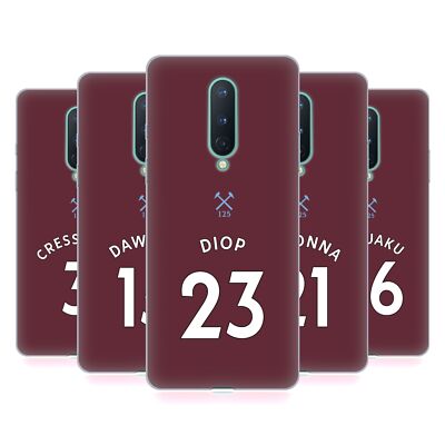 WEST HAM UNITED FC 2020/21 PLAYERS HOME KIT GEL CASE FOR GOOGLE ONEPLUS PHONES