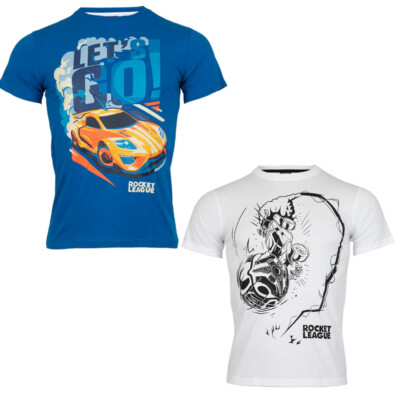 Rocket League Cars Jungen kurzarm T-Shirt Shirt Gr. 152 bis 176 Baumwolle