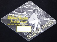 WHITNEY HOUSTON BACKSTAGE PASS I'M YOUR BABY TONIGHT TOUR "GUEST" UNUSED 1991-92